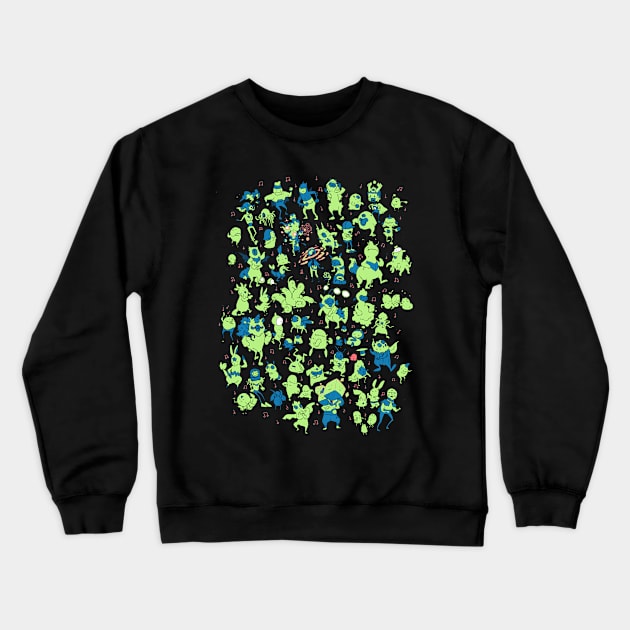 The Multiverse Mash Crewneck Sweatshirt by mikejbecker